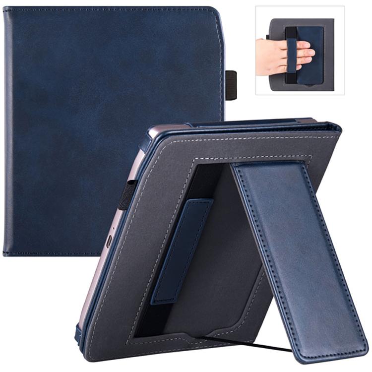 LEATHER Flip tok PocketBook 700 Era kék akciós termékkép 1