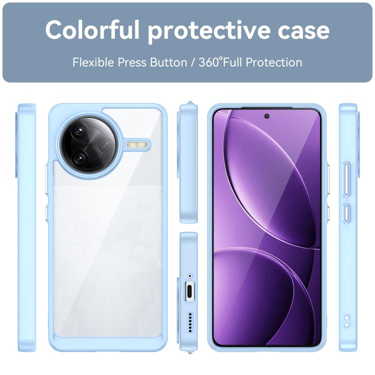 CRYSTAL Védőburkolat Xiaomi Poco F7 Ultra kék termék 2. képe