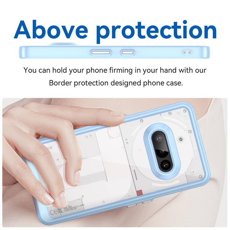 CRYSTAL Védőtok Nothing Phone (3a) kék színhez termék 2. képe
