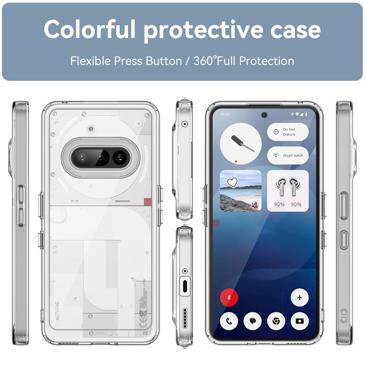 CRYSTAL Átlátszó védőtok Nothing Phone (3a) termék 2. képe