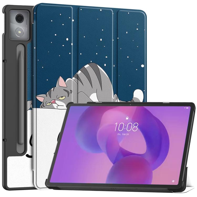 ART Csuklós tok a Lenovo Idea Tab Pro LAZY CAT akciós termékkép 1
