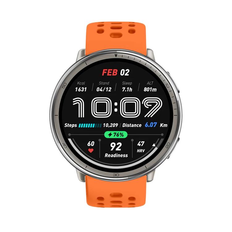 HOLE Szilikon szíj a Amazfit Active 2 narancs színhez termék 2. képe
