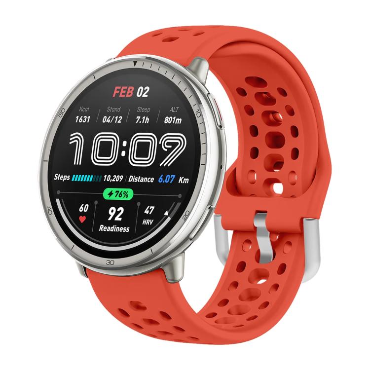 HOLE Szilikon szíj Amazfit Active 2 piroshoz akciós termékkép 1