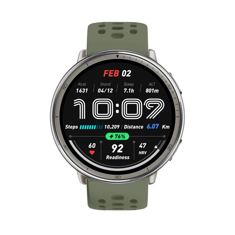 HOLE Szilikonszíj Amazfit Active 2 sötétzöld termék 2. képe