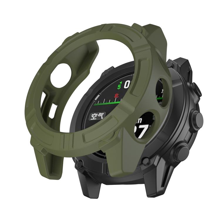 TPU HALF BURKOLAT A Garmin Descent G2-hez sötétzöld akciós termékkép 1