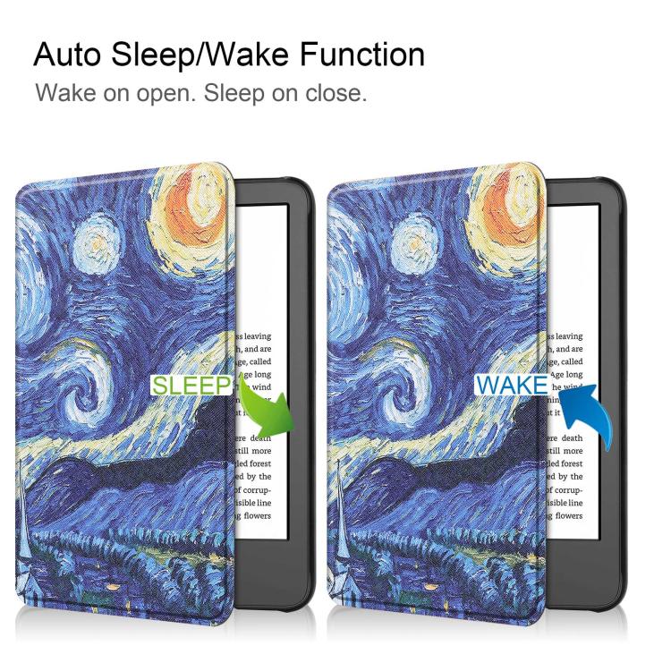 ART Felhajtható tok Amazon Kindle 2024 STARRY SKY készülékhez termék 2. képe
