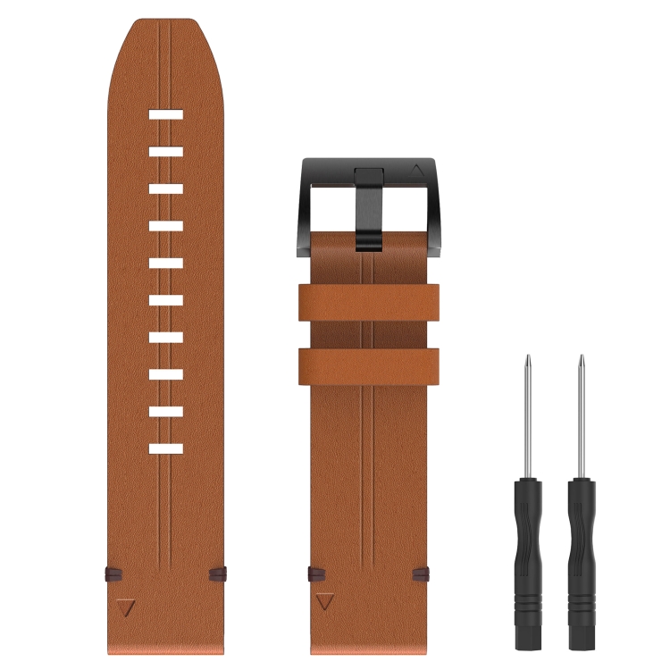 LEATHER Bőr szíj Garmin Forerunner 955-höz, fekete termék 2. képe