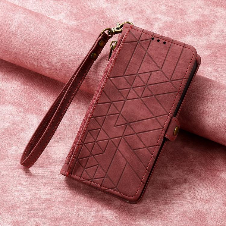 GEOM pénztárca tok Honor 400 Lite piros termék 2. képe
