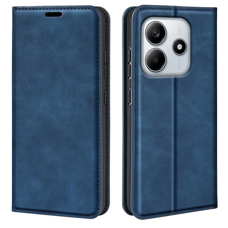 MAGNETIC Csuklós burkolat Xiaomi Redmi Note 14 kék akciós termékkép 1