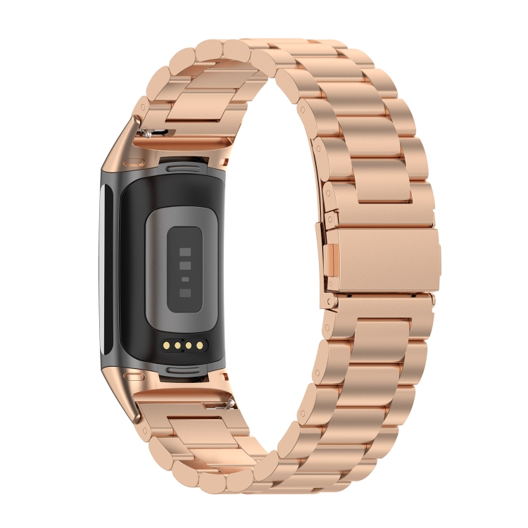 CLASSIC Fém szíj Fitbit Charge 6 ROSE GOLD készülékhez akciós termékkép 1