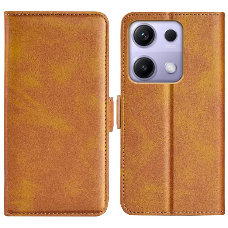 SIDE pénztárca tok Xiaomi Redmi Note 14S világosbarna akciós termékkép 1