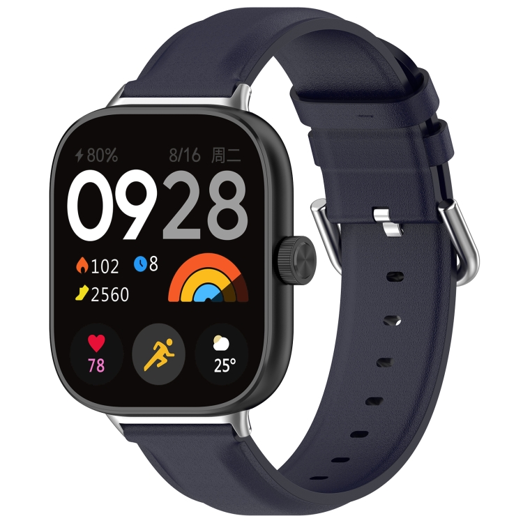 LEATHER Bőrszíj Xiaomi Redmi Watch 5 sötétkék akciós termékkép 1
