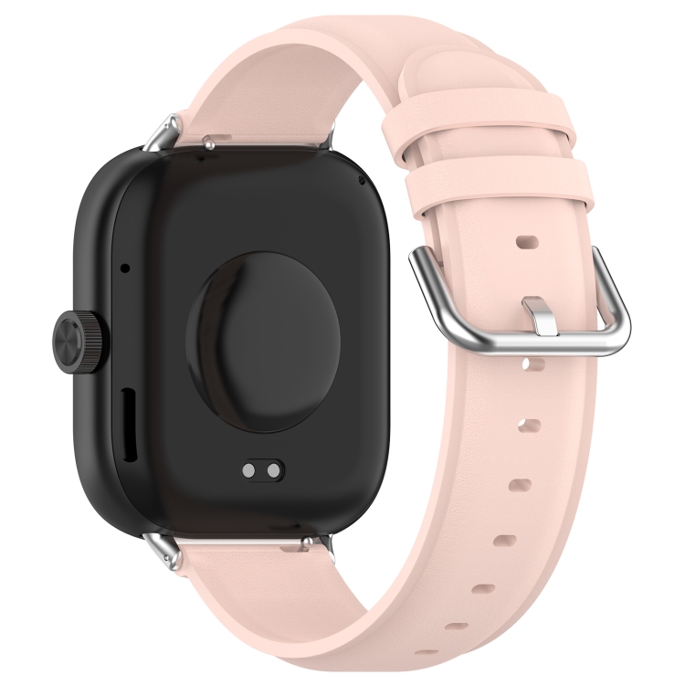LEATHER Bőrszíj a Xiaomi Redmi Watch 5 világos rózsaszín termék 2. képe