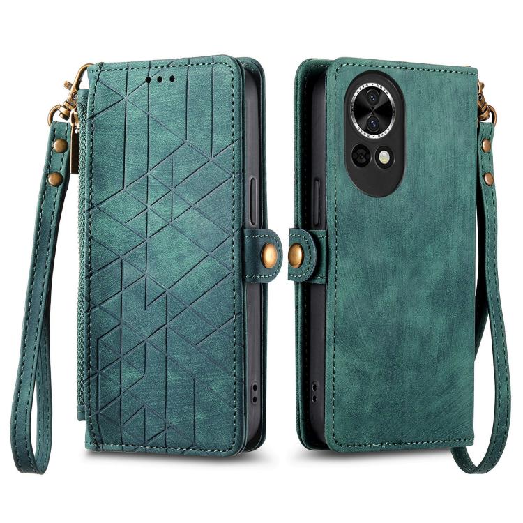 GEOM pénztárca tok Huawei Nova 13 zöld termék 2. képe