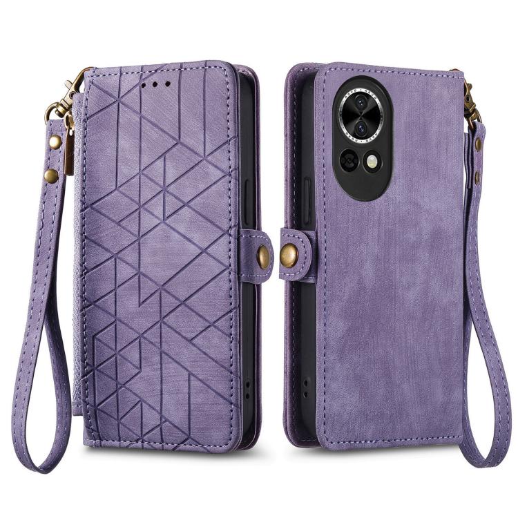GEOM pénztárca tok Huawei Nova 13 lila színhez termék 2. képe