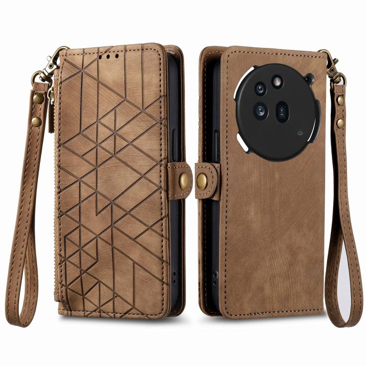 GEOM pénztárca tok Nothing Phone (3a) barna termék 2. képe