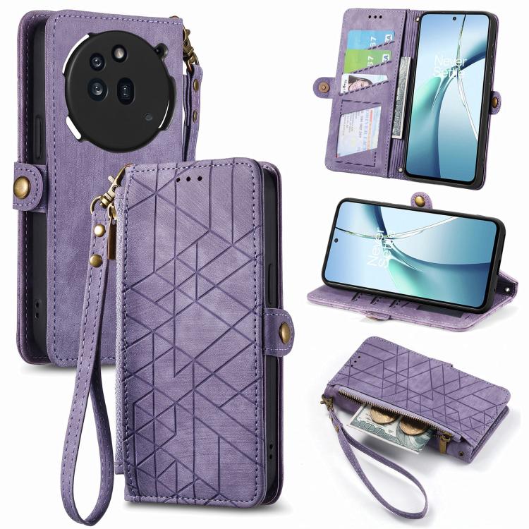 GEOM pénztárca tok Nothing Phone (3a) Pro lila színhez termék 2. képe
