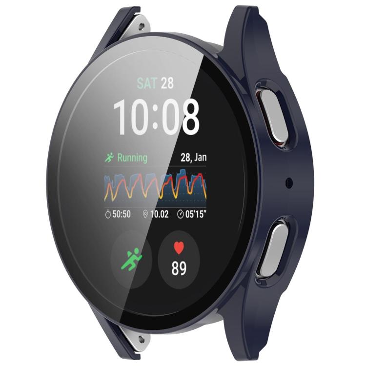PC FULL COVER Műanyag védőtok üveggel Samsung Galaxy Watch 7 40mm sötétkék termék 2. képe