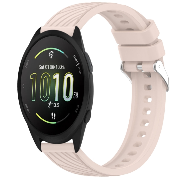 PRINTY szilikon szíj Garmin Forerunner 165 világos rózsaszínhez akciós termékkép 1