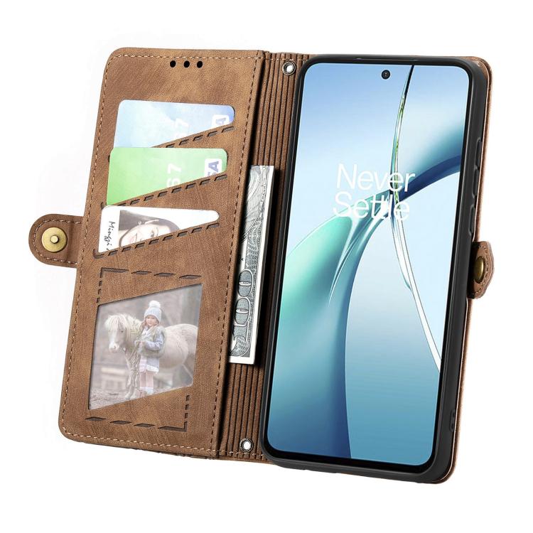 GEOM Pénztárca tok Xiaomi 15 Ultra barna színhez termék 2. képe