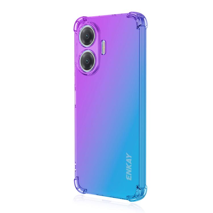ENKAY GRADIENT Védőtok Xiaomi Poco F7 PURPLE BLUE telefonhoz akciós termékkép 1