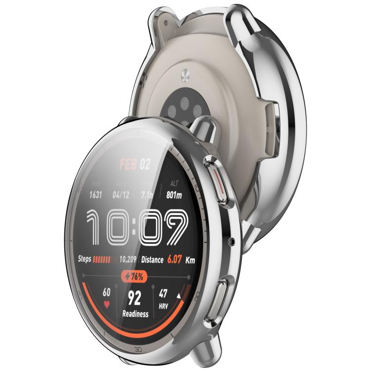 TPU TELJES BURKOLAT Huzat Amazfit Active 2 ezüsthöz termék 2. képe