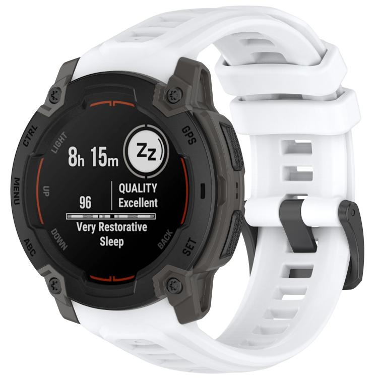 SILICONE Cserélhető szíj Garmin Instinct E 45mm fehér termék 2. képe