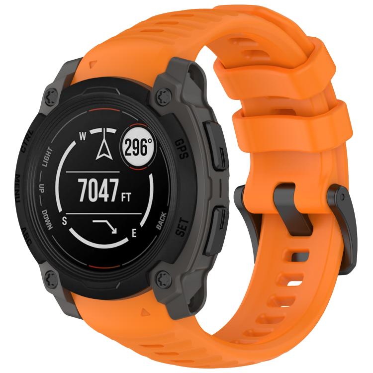 SILICONE Cserélhető szíj a Garmin Instinct E 40mm narancs színhez termék 2. képe