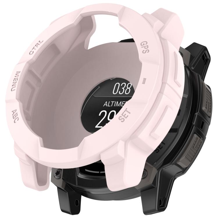 TPU HALF COVER Védőtok Garmin Instinct 3 AMOLED 50mm rózsaszínhez akciós termékkép 1