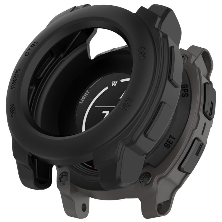 TPU HALF BORÍTÓ Borító Garmin Instinct E 45mm fekete akciós termékkép 1