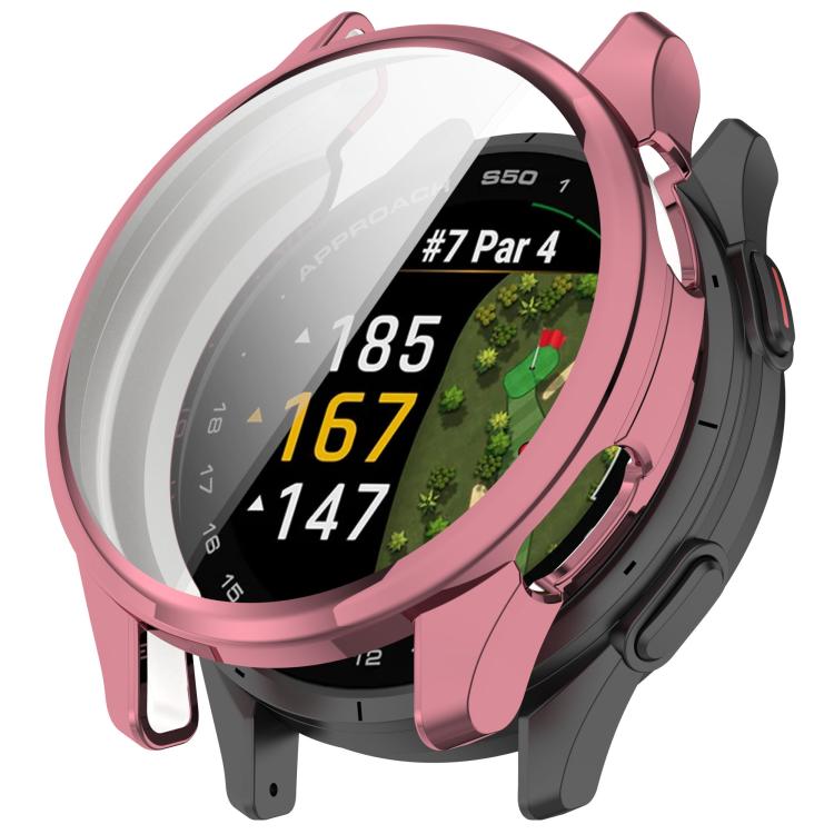 TPU TELJES BURKOLAT A Garmin Approach S50 rózsaszín borítója termék 2. képe