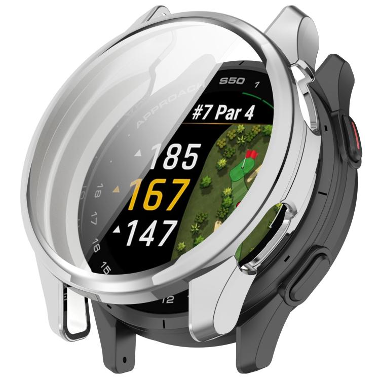 TPU TELJES BURKOLAT Garmin Approach S50 ezüst borítás termék 2. képe