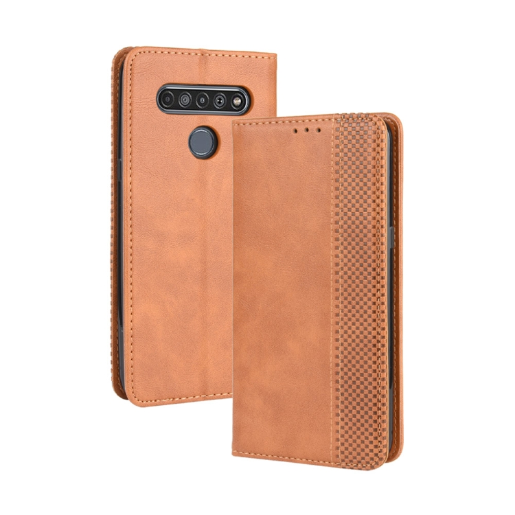 BUSINESS Pénztárca tok LG K41s / K51s barna akciós termékkép 1