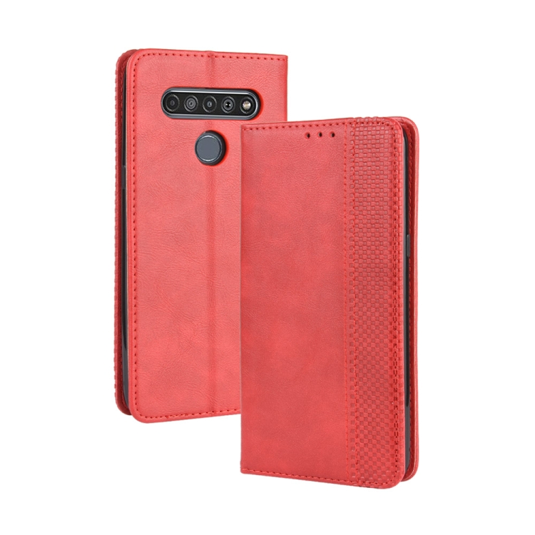 BUSINESS Pénztárca tok LG K41s / K51s piros akciós termékkép 1