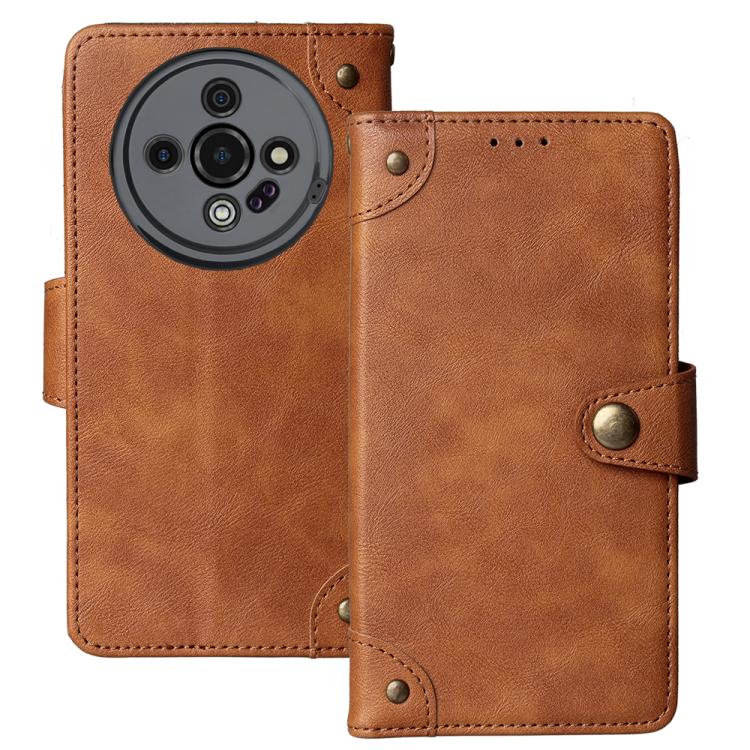 VINTAGE Pénztárca tok Ulefone Armor X31 Pro 5G barna akciós termékkép 1