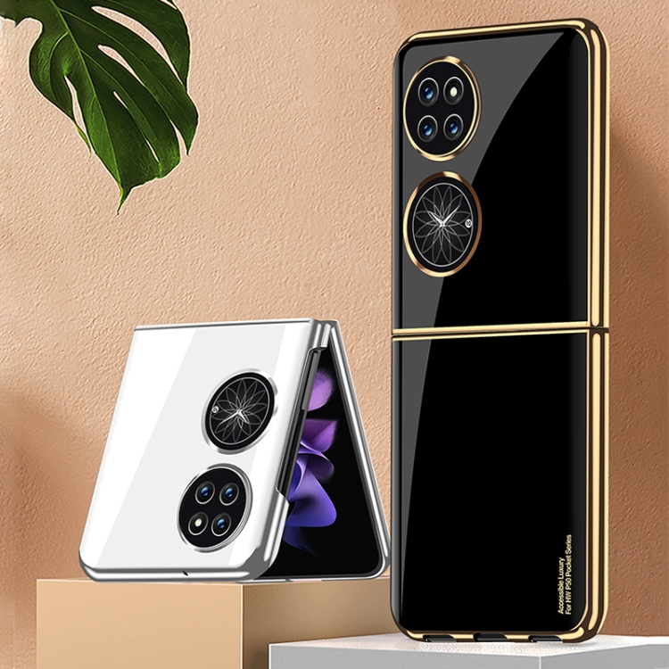 GKK GLASS Védőburkolat Huawei P50 Pocket WHITE GOLD termék 2. képe