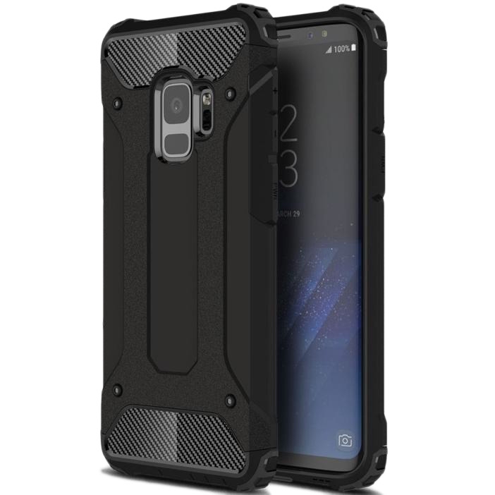 TOUGH Ochranný kryt Samsung Galaxy S9 Plus čierny akciós termékkép 1