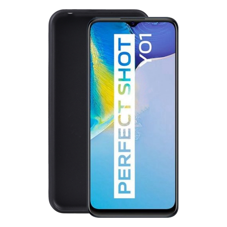 Vivo Y01 fekete szilikon borítás akciós termékkép 1
