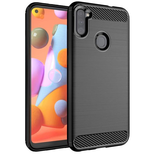 FLEXI TPU burkolat Samsung Galaxy A11 / M11 fekete akciós termékkép 1