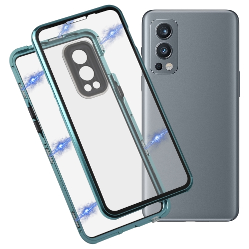 Mágneses burkolat 360 OnePlus Nord 2 5G zöld számára akciós termékkép 1