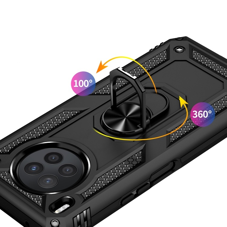 RING Honor 50 Lite / Huawei Nova 8i fekete védőtok termék 2. képe