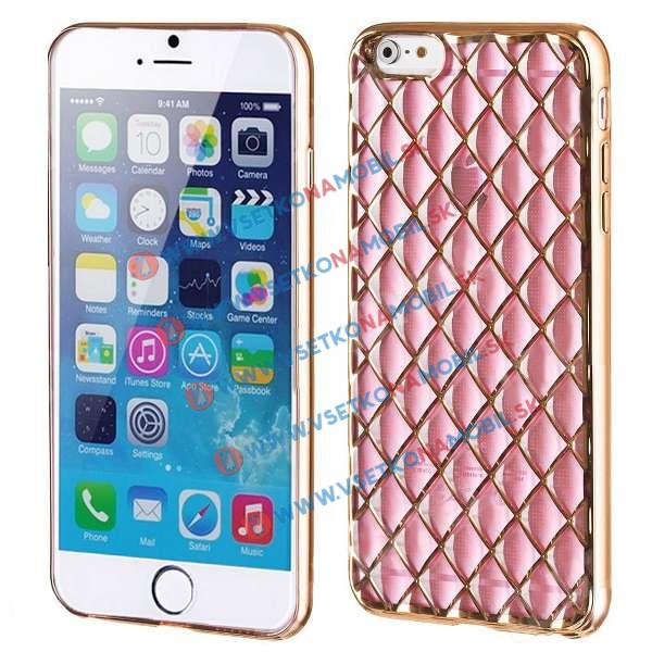 Silikónový obal iPhone 6 / 6S ružový LUXURY akciós termékkép 1