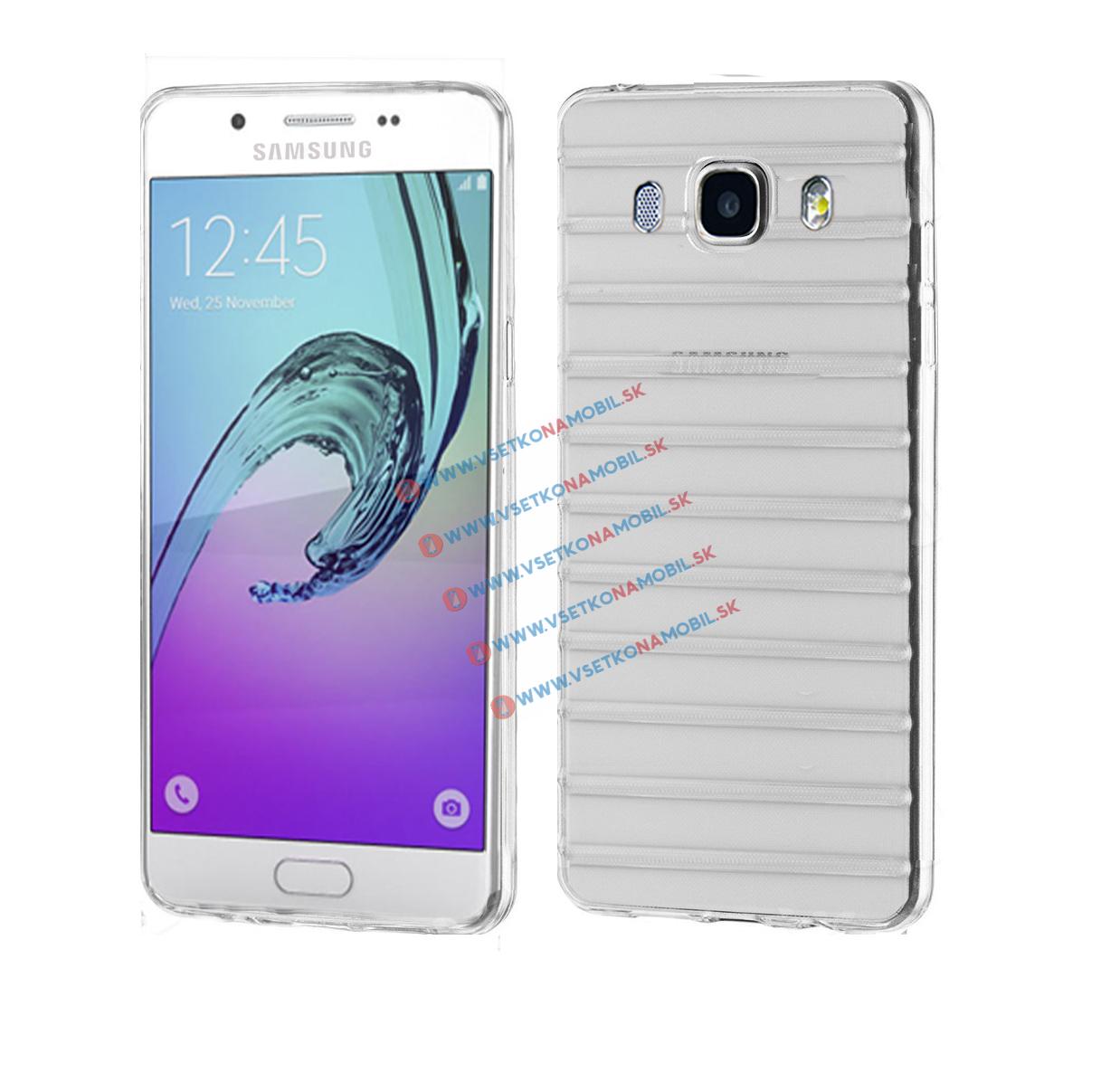 STRIPES Szilikon védőburkolat Samsung Galaxy J5 2016 átlátszó