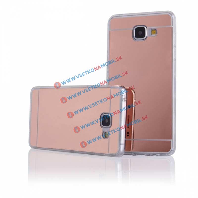 Tükör szilikon borítás Samsung Galaxy A3 2016 rózsaszín