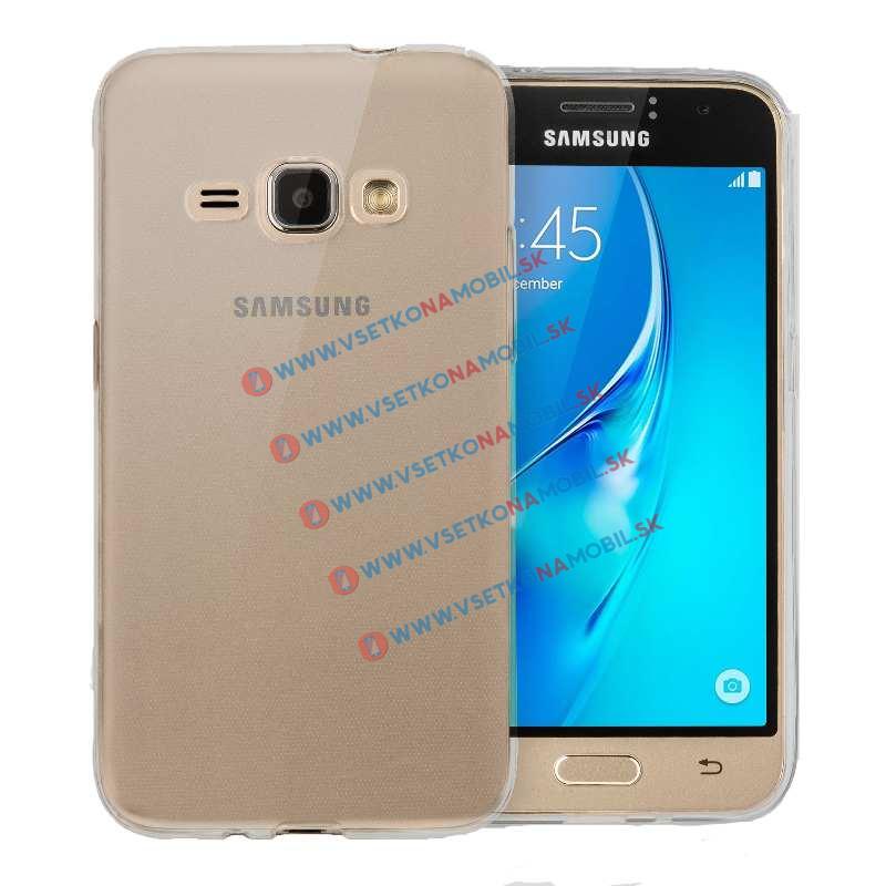 Szilikon borítás Samsung Galaxy J1 2016 szürke