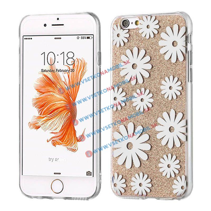 SHINY FLOWERS Védőtok Apple iPhone 6 / 6S goldhoz akciós termékkép 1
