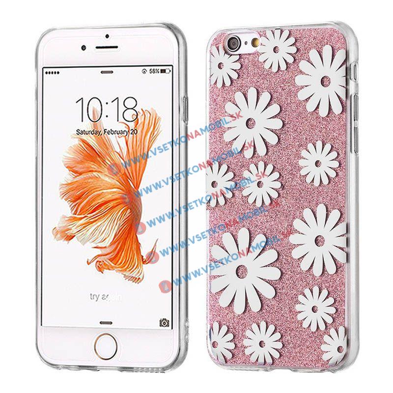 SHINY FLOWERS Védőtok Apple iPhone 6 / 6S pinkhez akciós termékkép 1