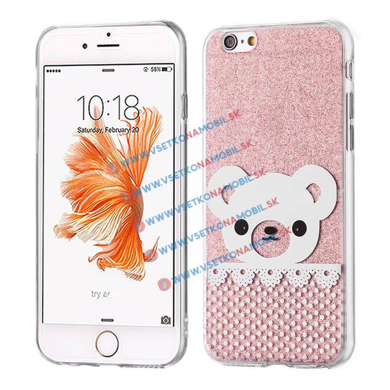 SHINY BEAR Silikónový obal Apple iPhone  6 / 6S ružový akciós termékkép 1