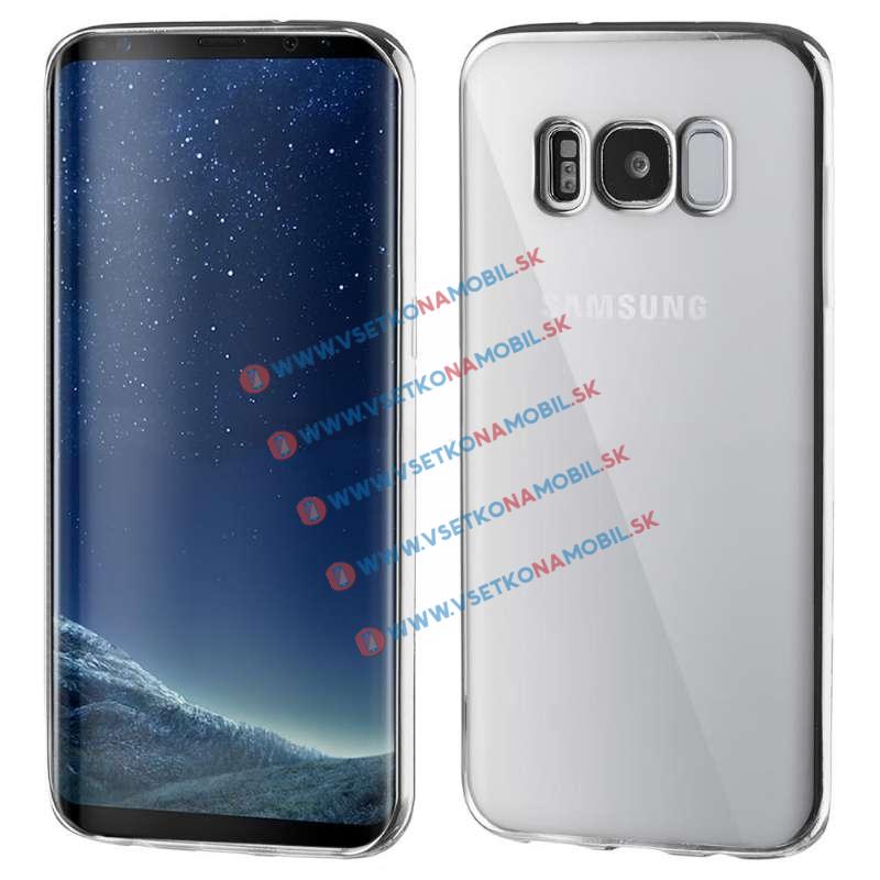 METALLIC Szilikon huzat Samsung Galaxy S8 Plus ezüst akciós termékkép 1
