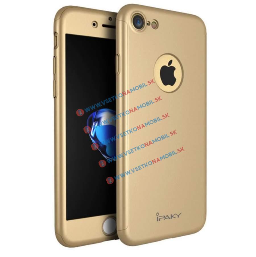 IPAKY 360° Ochranný obal + tvrdené sklo Apple iPhone 7 zlatý akciós termékkép 1